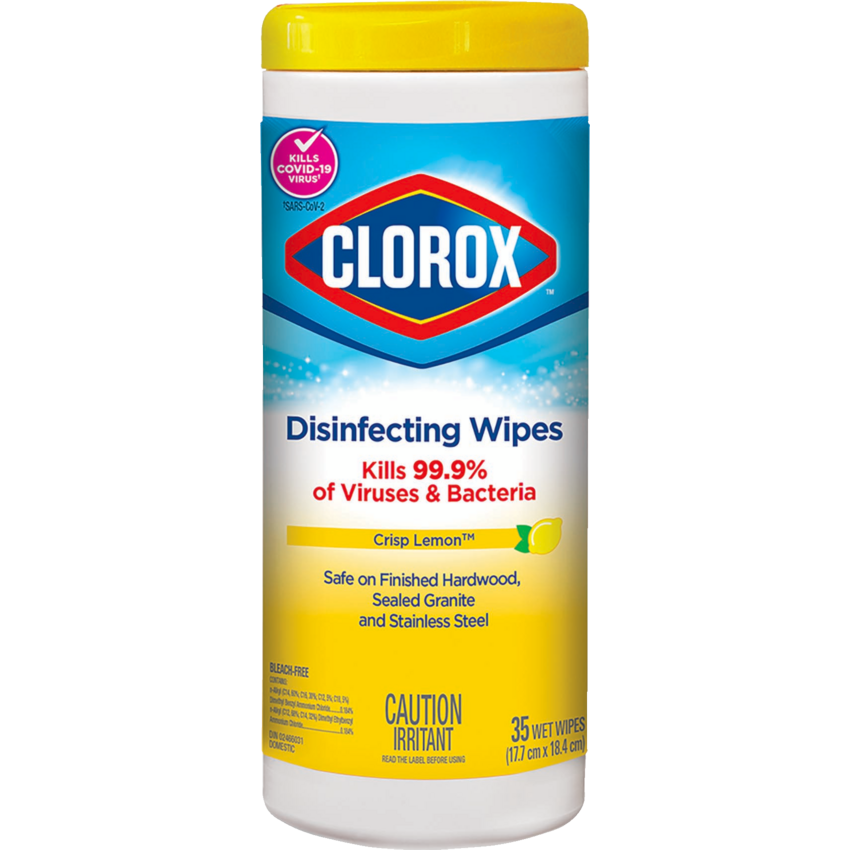 Clorox® Disinfecting Wipes Lemon Fresh 35 sheets/tub