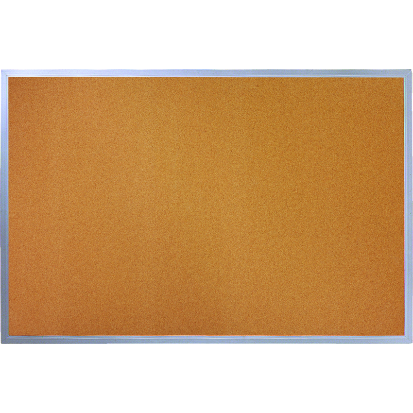Quartet® Standard Cork Board 36" x 48" Aluminum Frame