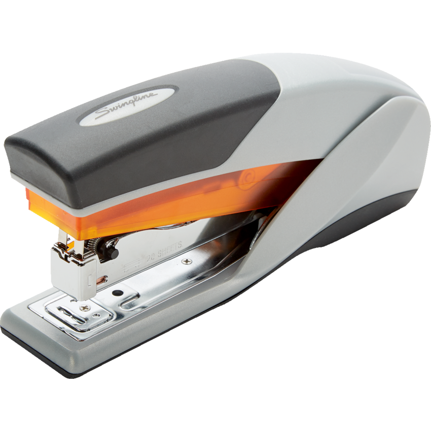 Swingline® Optima® Stapler Plastic Silver and Black