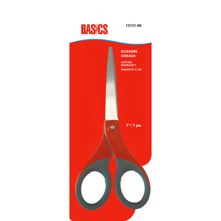 Basics® Scissors 7" Straight Handle
