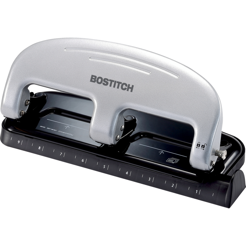 Bostitch® EZ Squeeze™ Three-Hole Punch 20 sheets