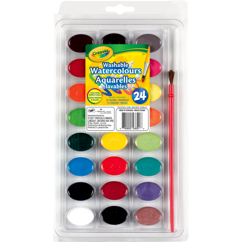 Crayola® Washable Water Colour Paints Assorted Colours