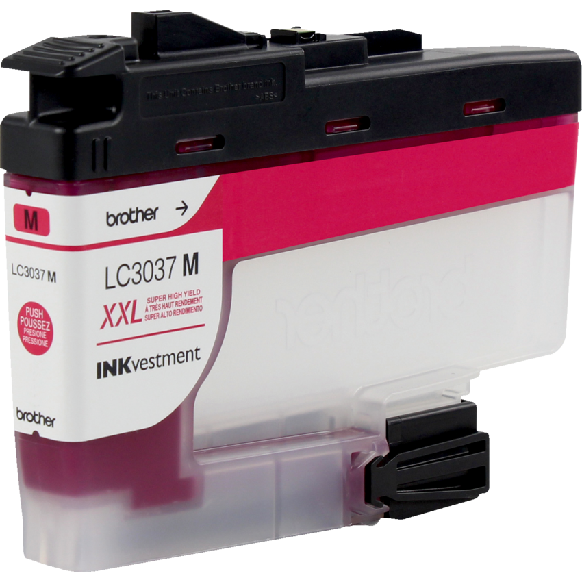 Brother INKvestment Inkjet Cartridge #LC3037M XXL Super High Yield Magenta