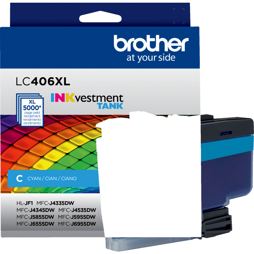 Brother Inkjet Cartridge LC406XLCS High Yield Cyan