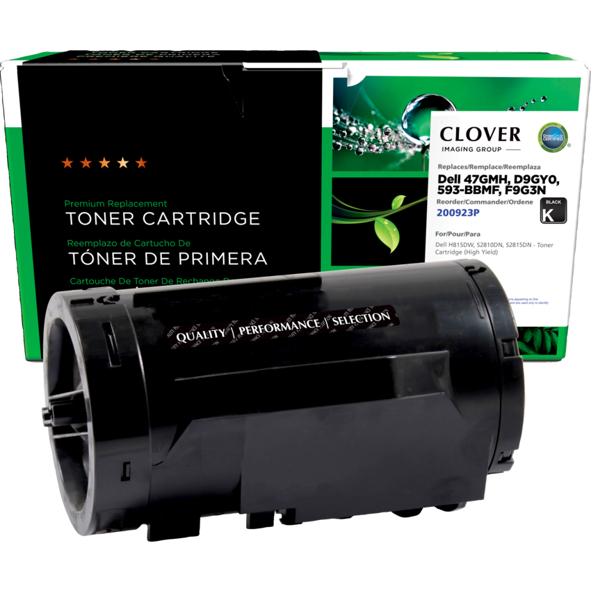 Clover Imaging Remanufactured Laser Cartridge (Dell H815) High Yield Black