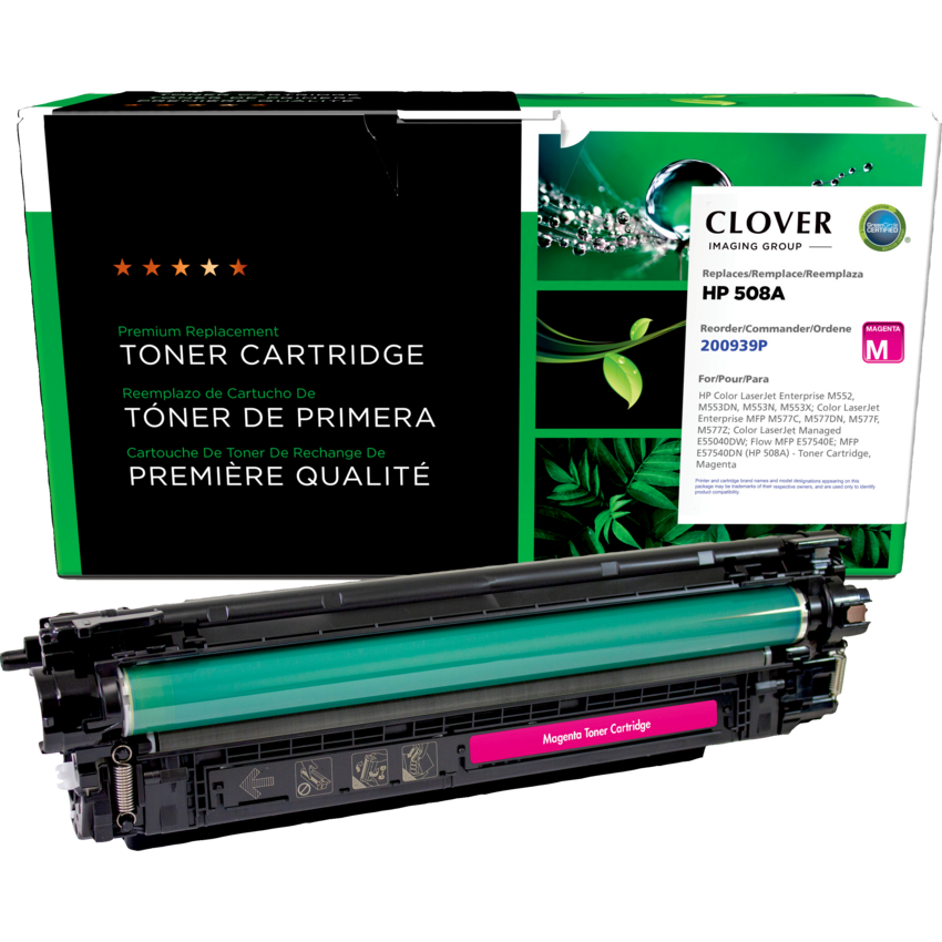 Clover Imaging Remanufactured Laser Cartridge (HP 508A) Magenta