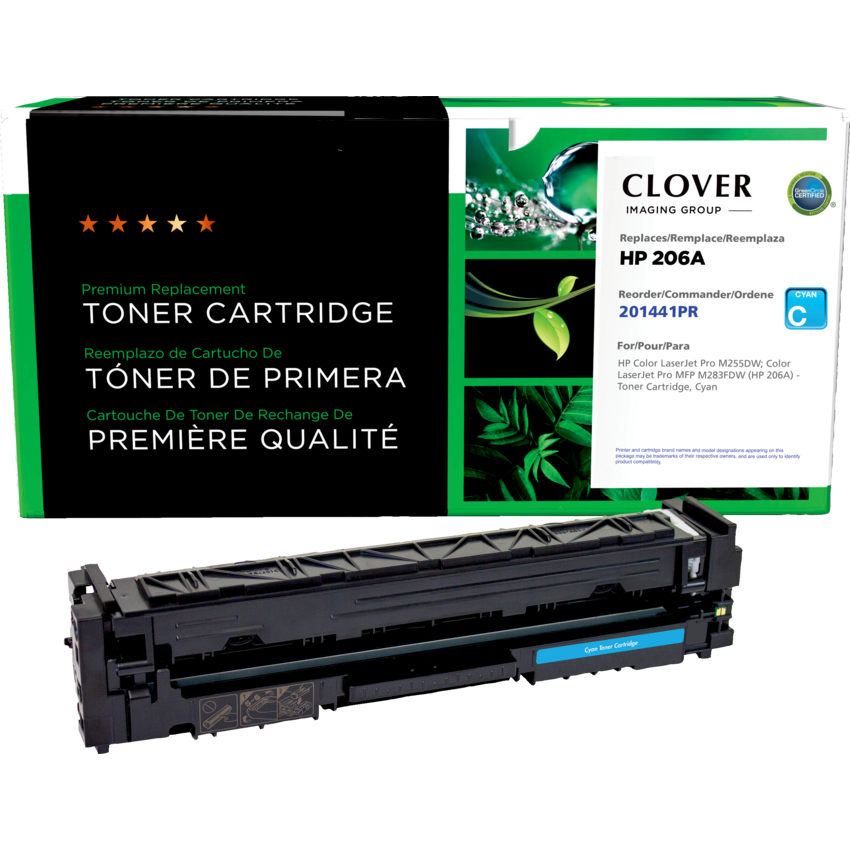 Clover Imaging Remanufactured Laser Cartridge (HP 206A) Cyan