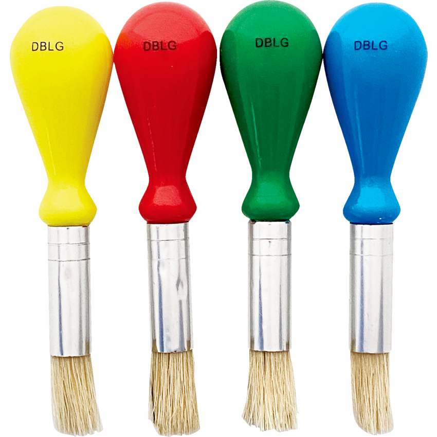 ArtWorks Junior Brushes with Bulb Handles Assorted colours 4/pkg