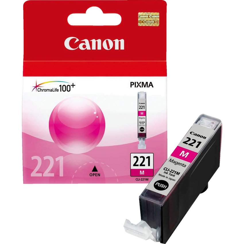 Canon Inkjet Cartridge CLI-221M #221 Magenta