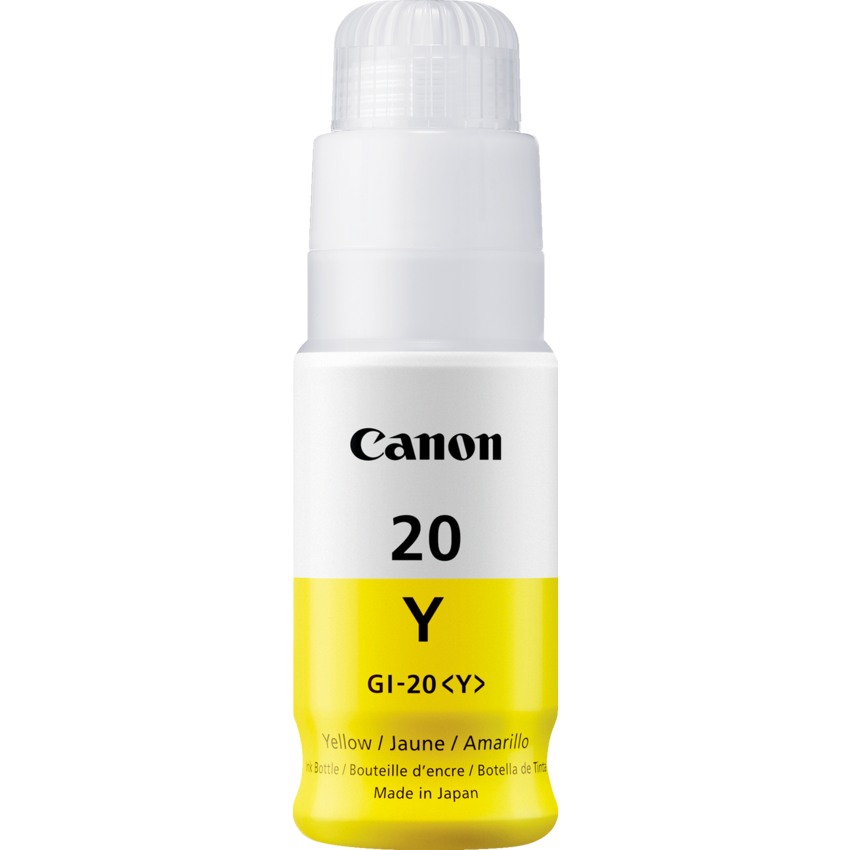 Canon Inkjet Ink Bottle GI-20 Yellow