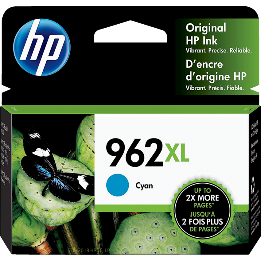 HP Inkjet Cartridges High yield 962XL Cyan