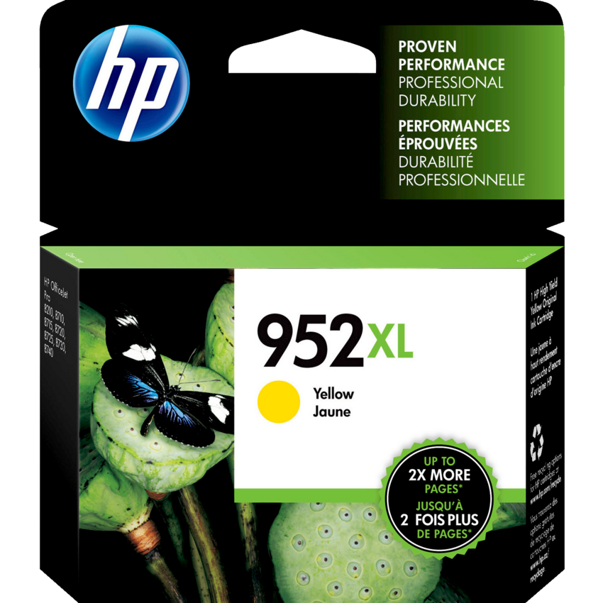 HP Inkjet Cartridge #952XL Yellow