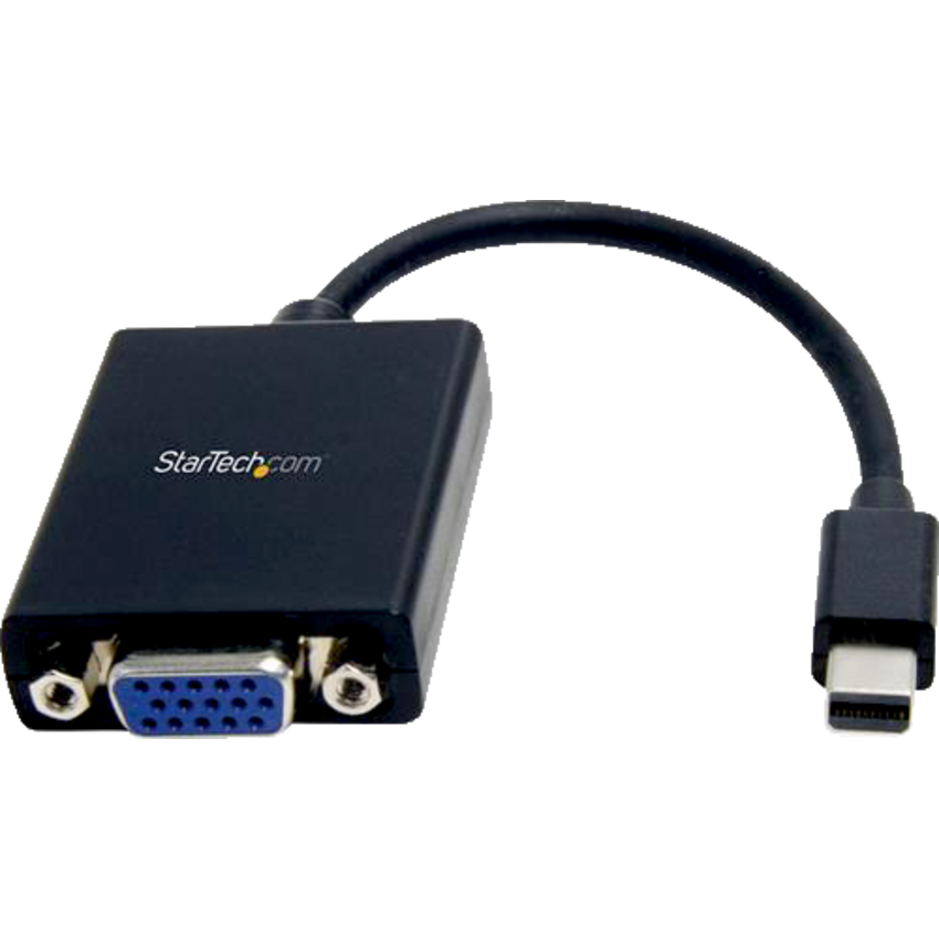 StarTech Mini DisplayPort to VGA Video Adapter Converter 4" Black