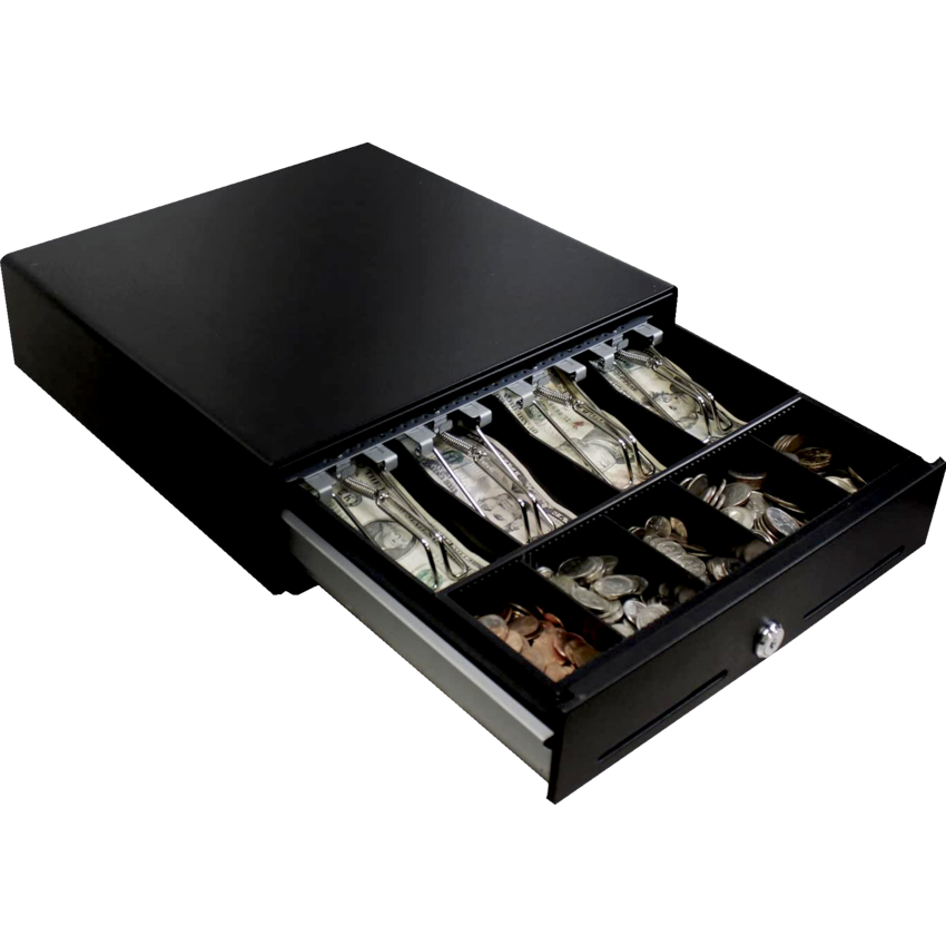 Adesso® Locking Cash Drawer 13" Black