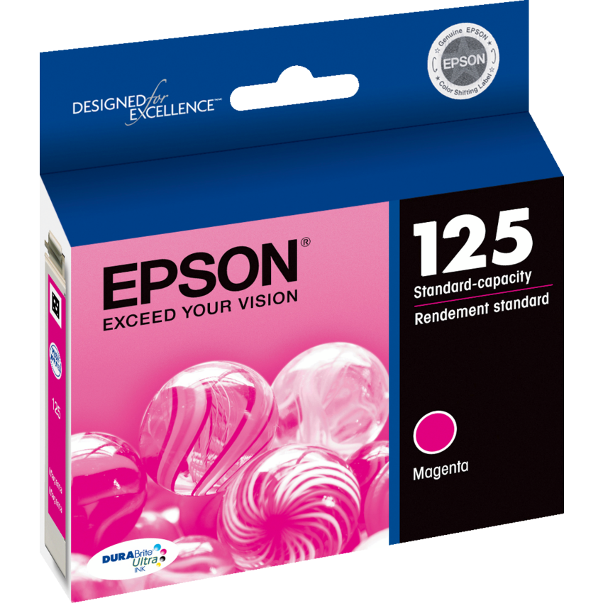 Epson® Inkjet Cartridge T125320-S #125 Magenta