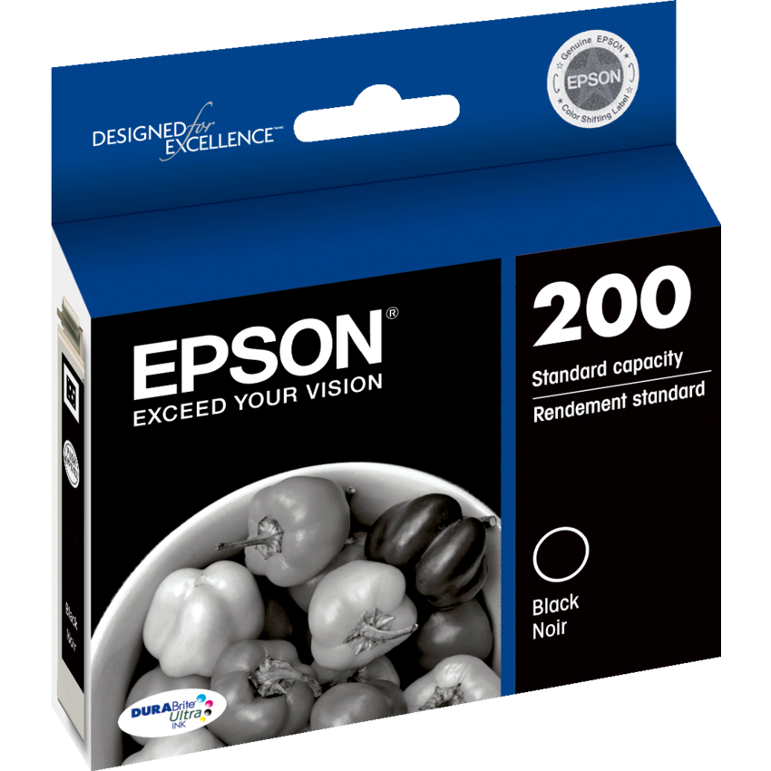 Epson® Inkjet Cartridge T200120-S #200 Black