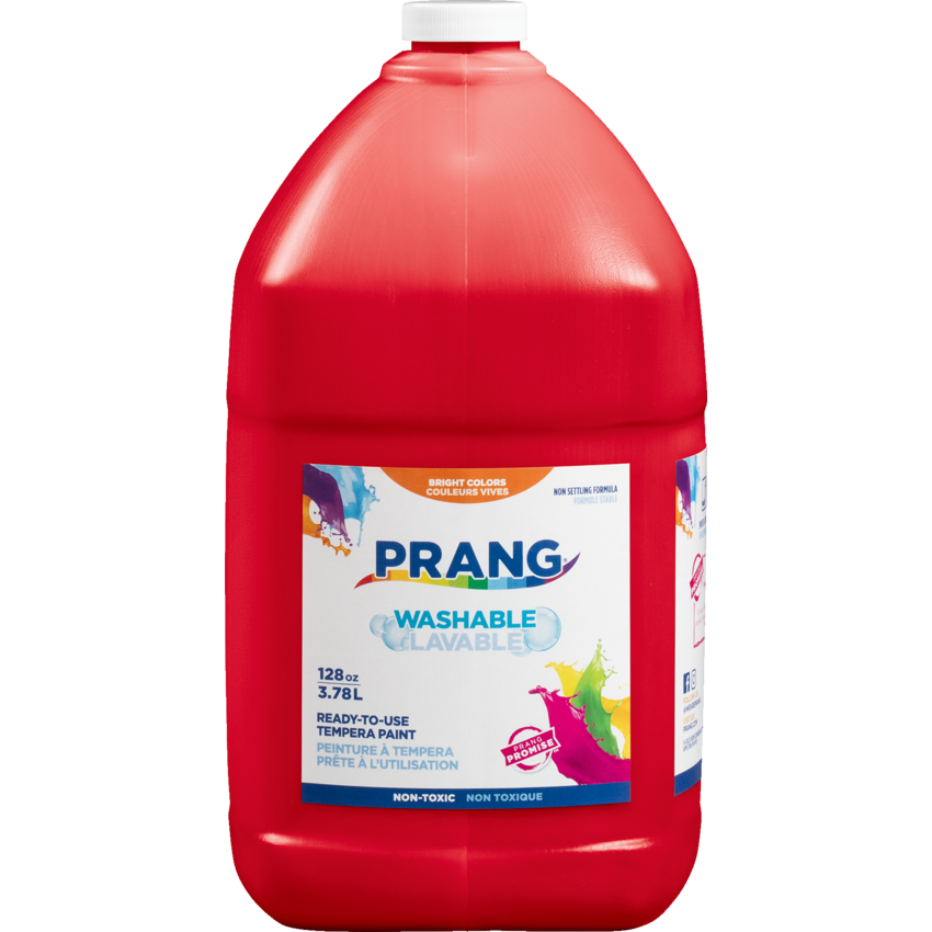 Prang® Washable Ready-To-Use Tempera Paint 3.79 L Red