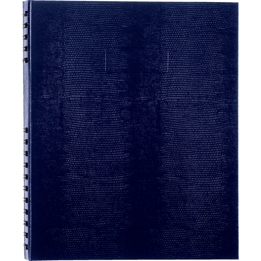 Blueline® NotePro™ Notebook Ruled 10-3/4" x 8-1/2" 200pgs Indigo Blue