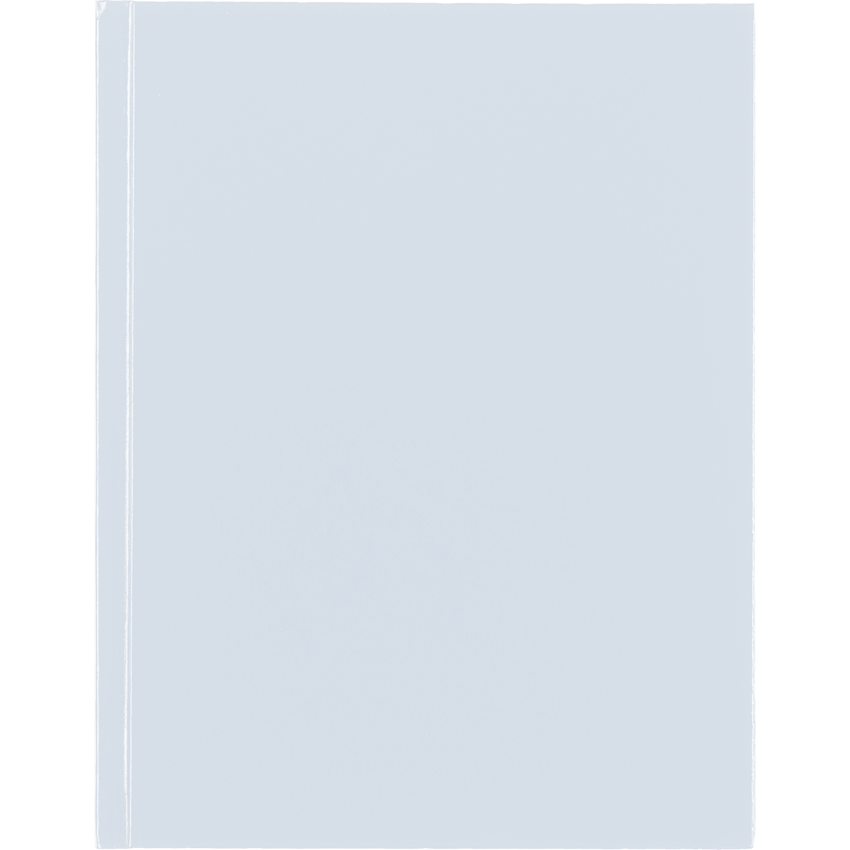 Blueline® Pastel Notebook Hard Cover 9-1/4" x 7-1/4" Light Blue