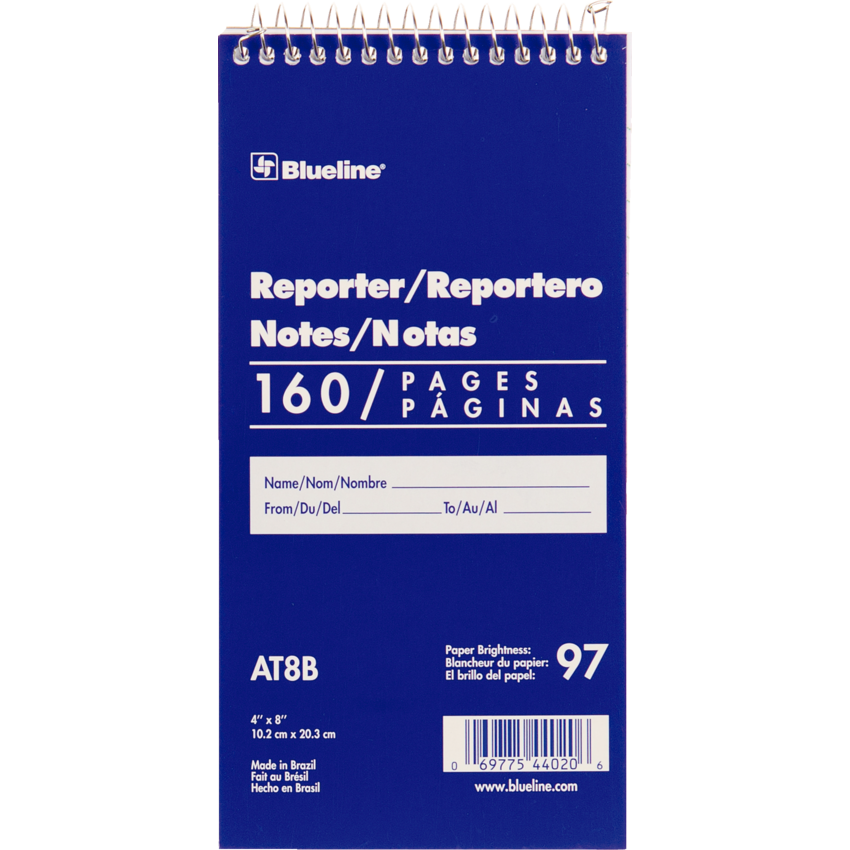 Blueline® Reporter Notes 4" x 8" 160 Pages
