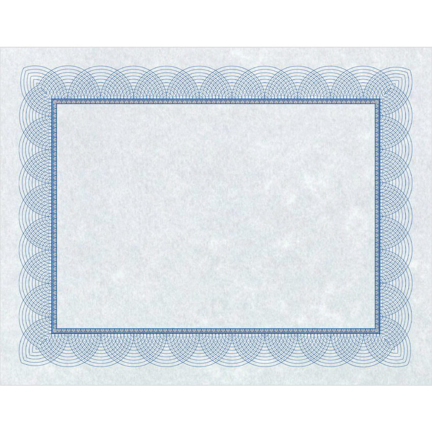 St. James® Regent Certificates Blue w/Seal 25/pkg