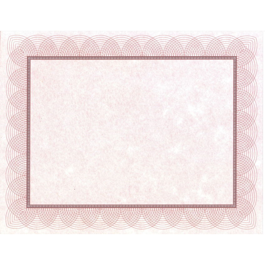 St. James® Regent Certificates Red w/Seal 25/pkg