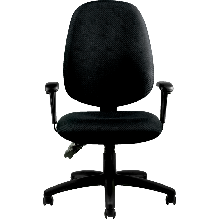 Offices To Go Six 13 Multi-Tilter Medium Back Chair Quilt Black