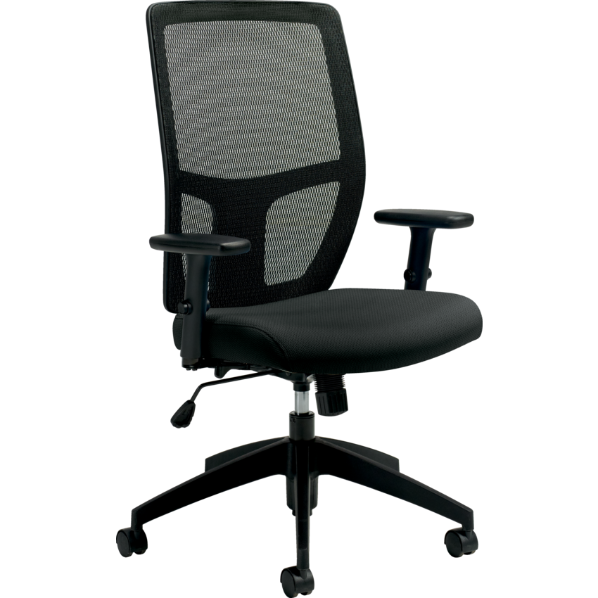 Offices To Go™ Format Synchro-Tilter Chair High Back Terrace Fabric Echo