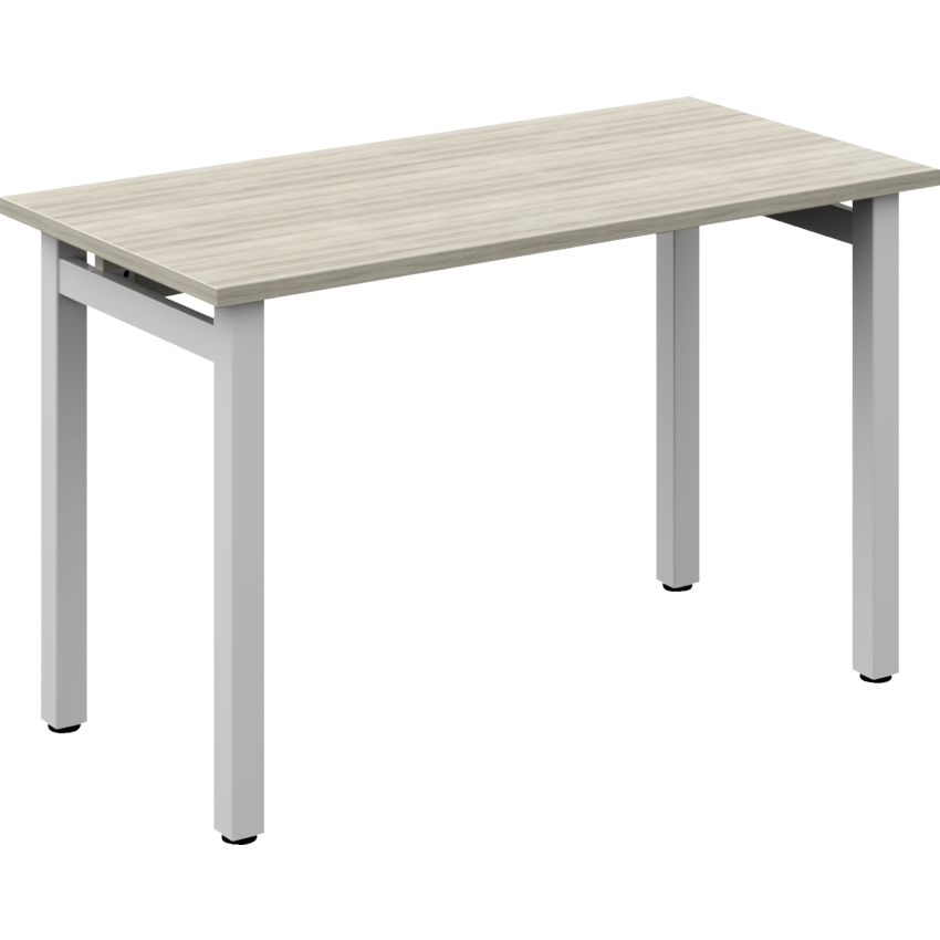Offices to Go® Ionic Table Desk 48"W x 24"D x 29"H Noce Grigio finish