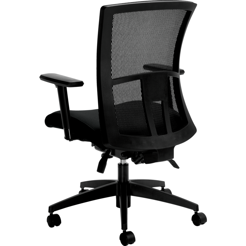 Global® Vion™ Multi-Tilter Chair Medium Back Fusion Fabric Carbon