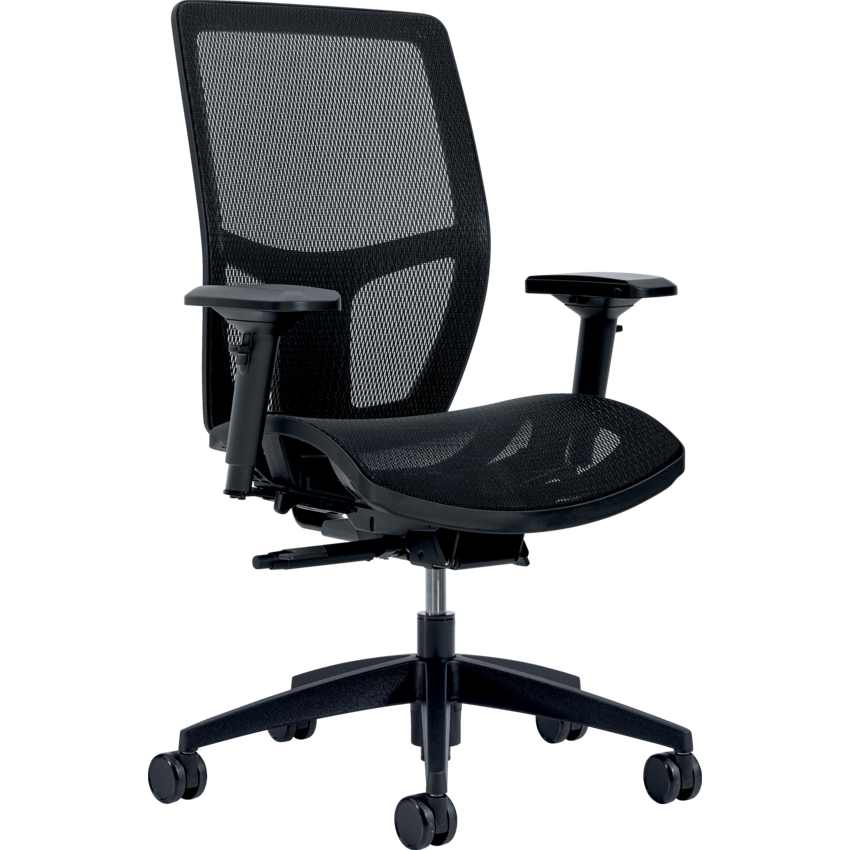 Offices to Go® Format+ Synchro-Tilter Chair Black