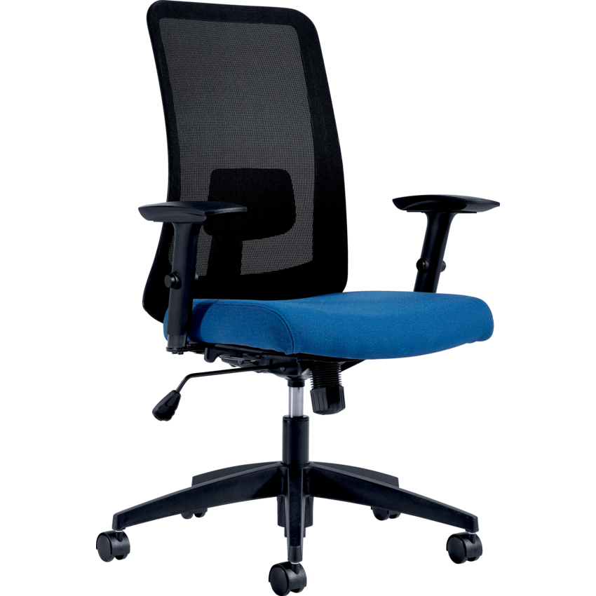 Offices to Go® Adapt High Back Synchro-Tilter Chair Cobalt