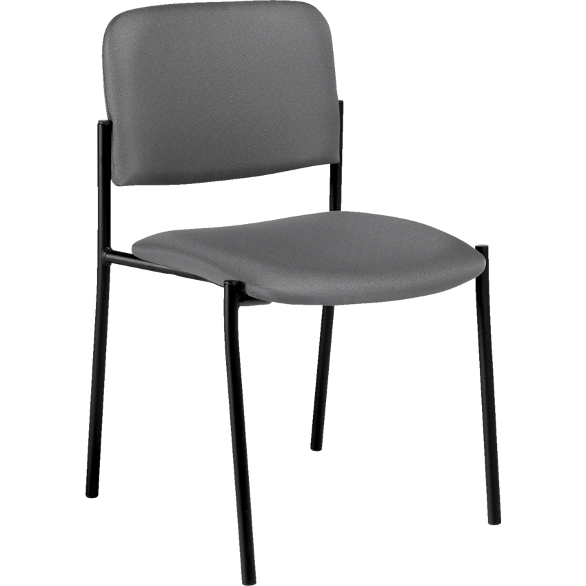 Offices to Go Minto Stacking Chair Armless Slate