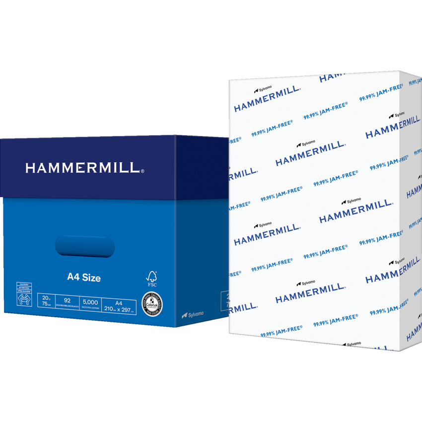 Hammermill® Copy Paper 8-1/4" x 11-11/16" 500 sheets/pkg