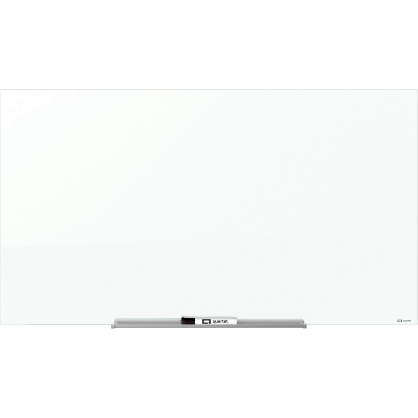 Quartet® InvisaMount™ Magnetic Glass Dry Erase Board 42" x 74
