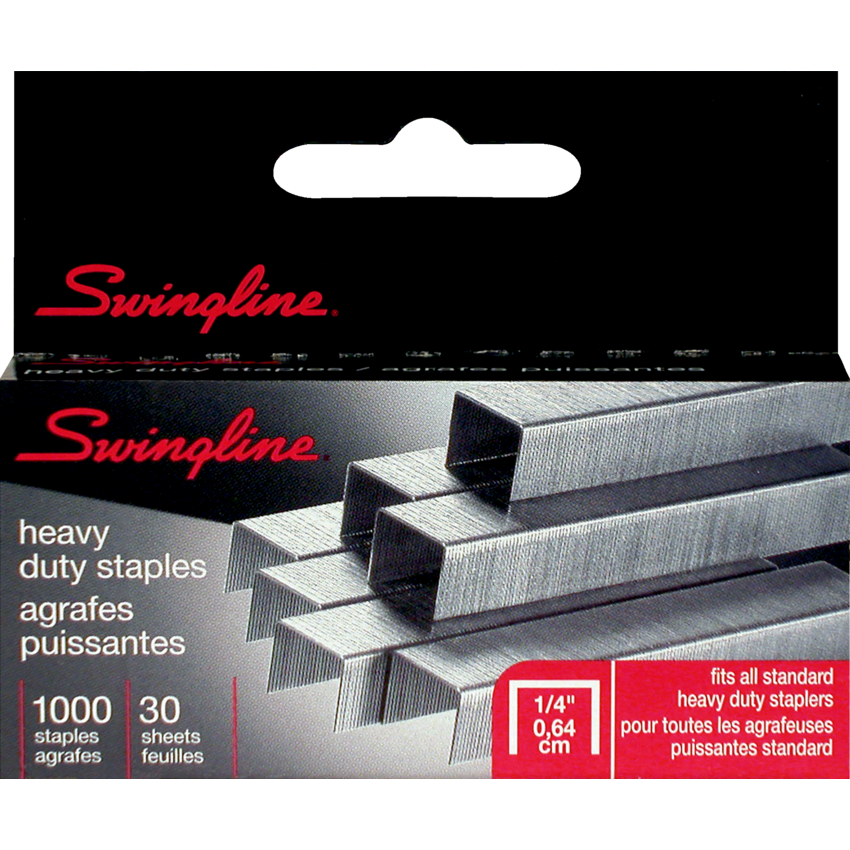 Swingline® Heavy Duty Staples 1/4" 1000/box