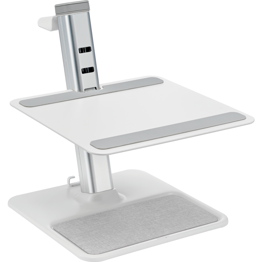 Kensington® SmartView™ Organizing Laptop Riser White/Silver/Grey