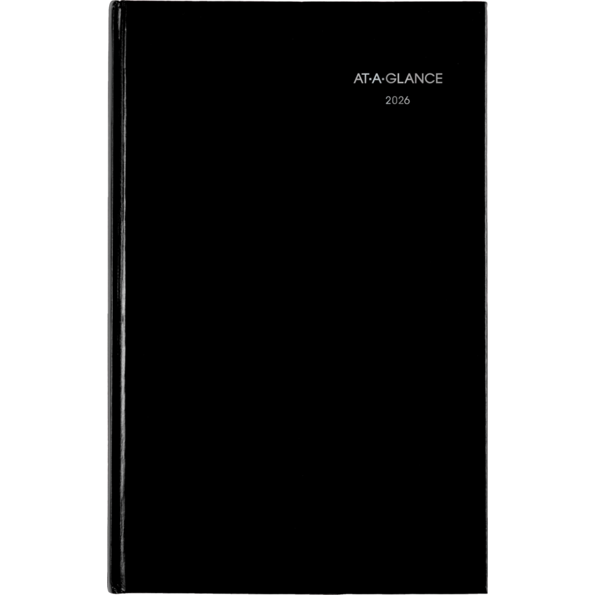 AT-A-GLANCE® Premiere Monthly Planner 11" x 7-7/8" Bilingual Black