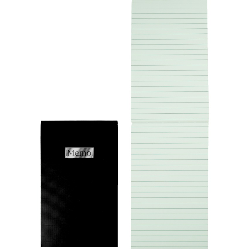 Winnable Top Bound Notebook 3-1/2" x 6" Ruled 200 pgs Black