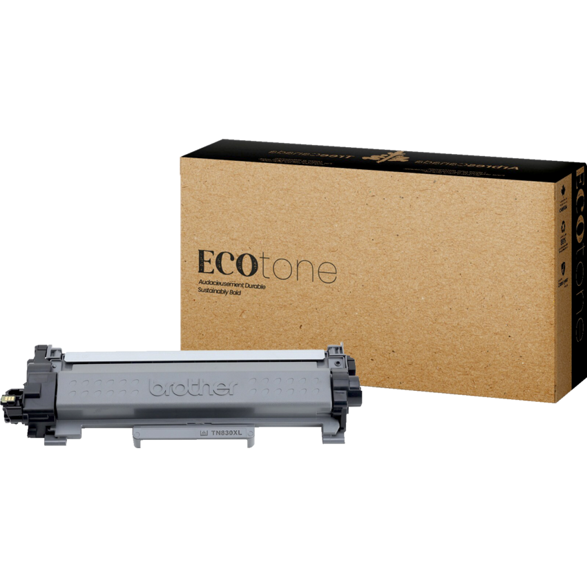 EcoTone® Remanufactured Laser Cartridge (Bro TN830XL) Black