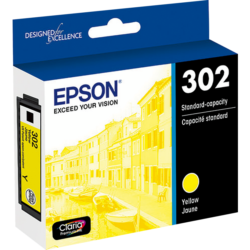 Epson® Inkjet Cartridge T302420-S #302 Yellow