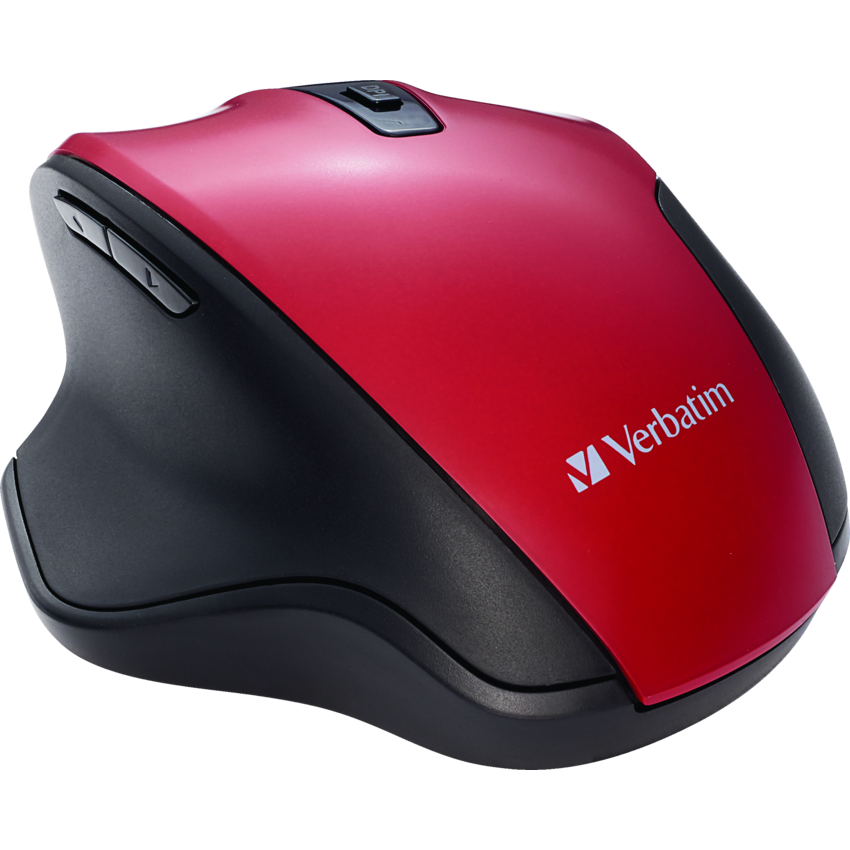 Verbatim®Ergo Wireless Blue LED Mouse Red