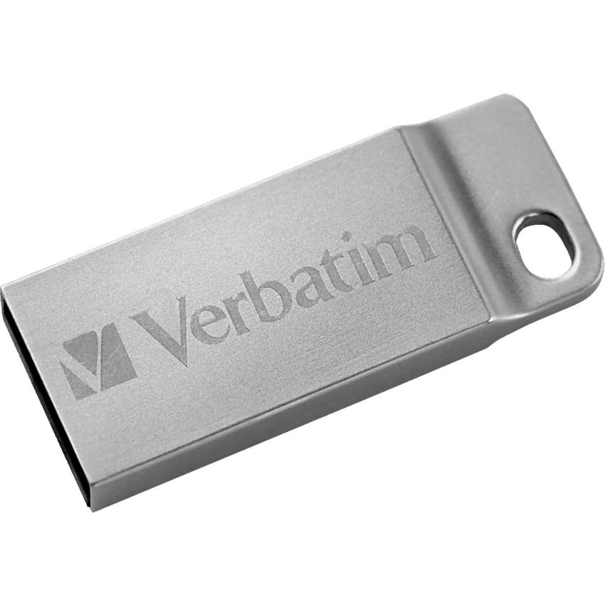 Verbatim® Metal Executive USB Drive 32 GB Silver