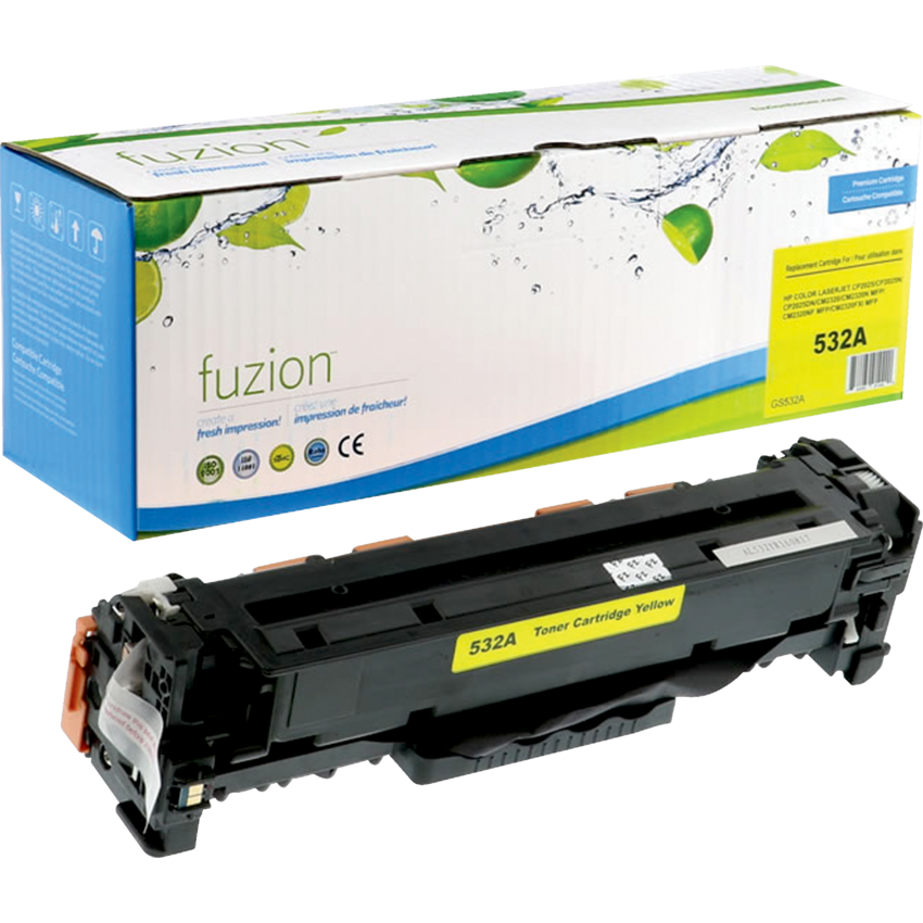fuzion™ Compatible Laser Cartridges (HP CC532A) Yellow