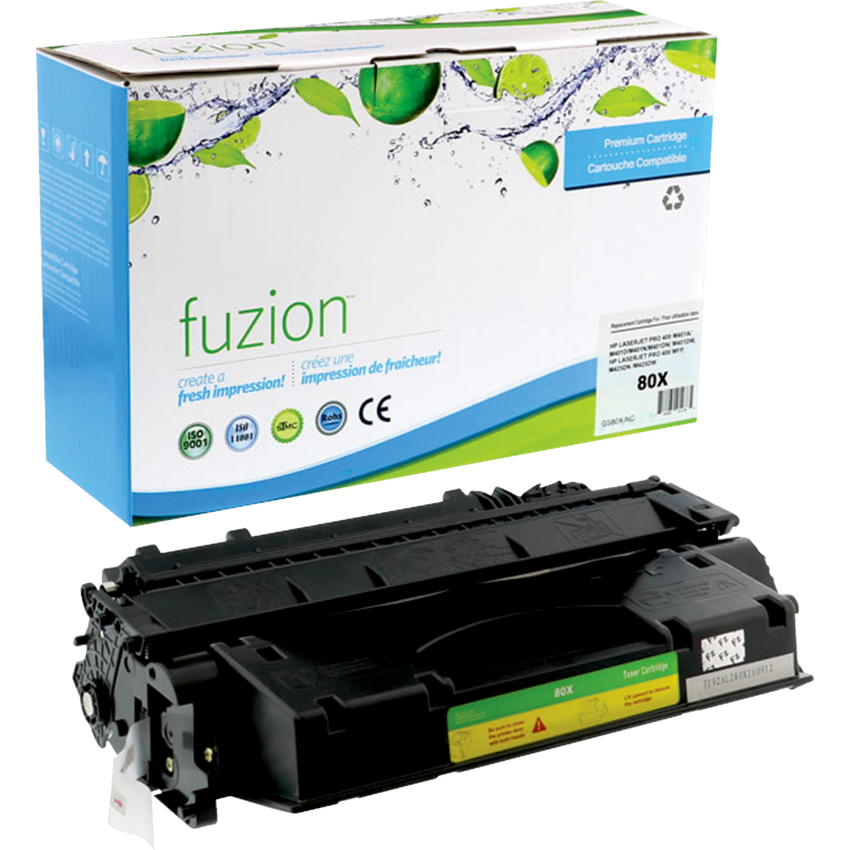 fuzion™ Compatible Laser Cartridges (HP CF280X) High Yield Black