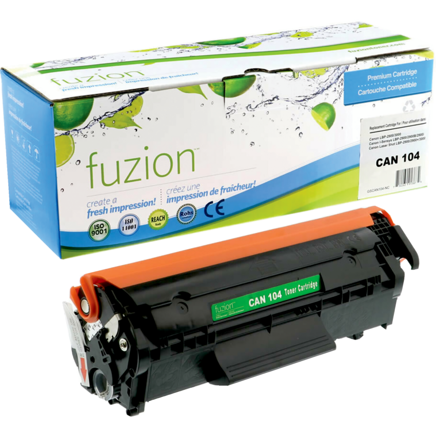 fuzion™ Compatible Laser Cartridges (Canon OEM# 104) Black