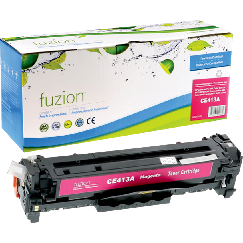 fuzion™ Compatible Laser Cartridges (HP CE413A) Magenta