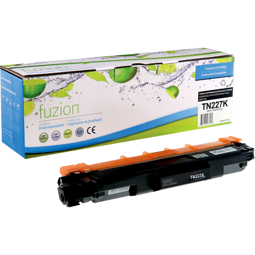 fuzion™ Compatible Laser Cartridge (Brother TN227BK) Black