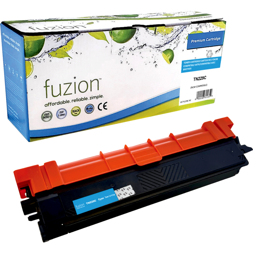 fuzion™ Compatible Laser Cartridge (Brother TN229C) Cyan