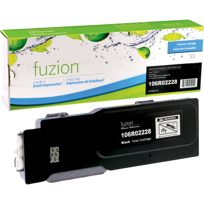 fuzion™ Compatible Laser Cartridges Xerox (OEM# 106R02228) Black